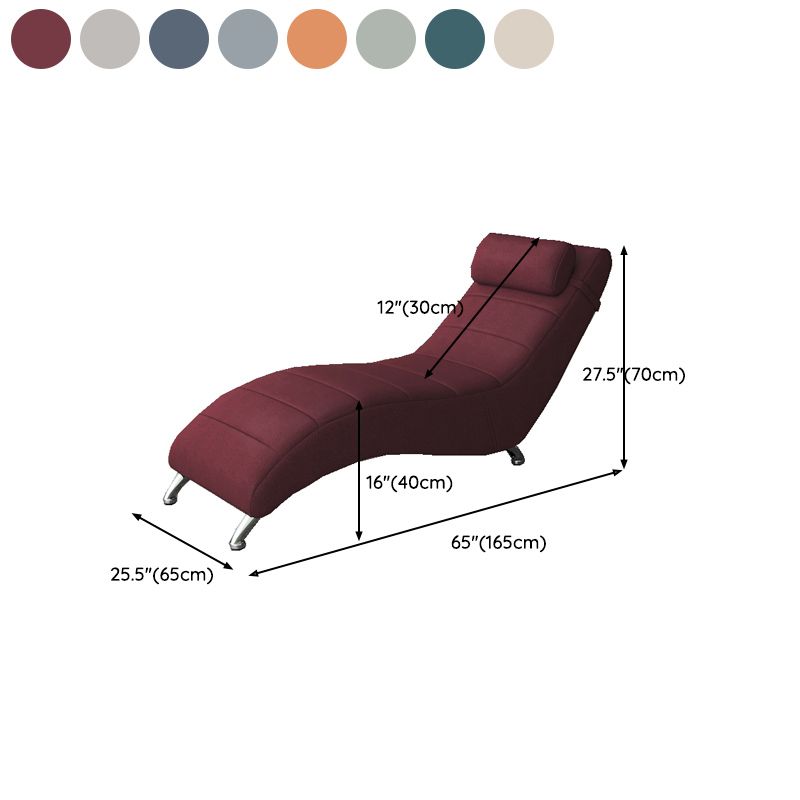 Living Room Armless Chaise Lounge Modern Chaise Lounge with Upholster