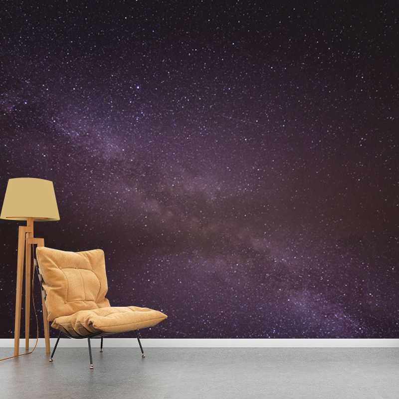 Modern Milky Way Stars Mural Asteroid Modern Waterproofing Wall Art for Home Gallery
