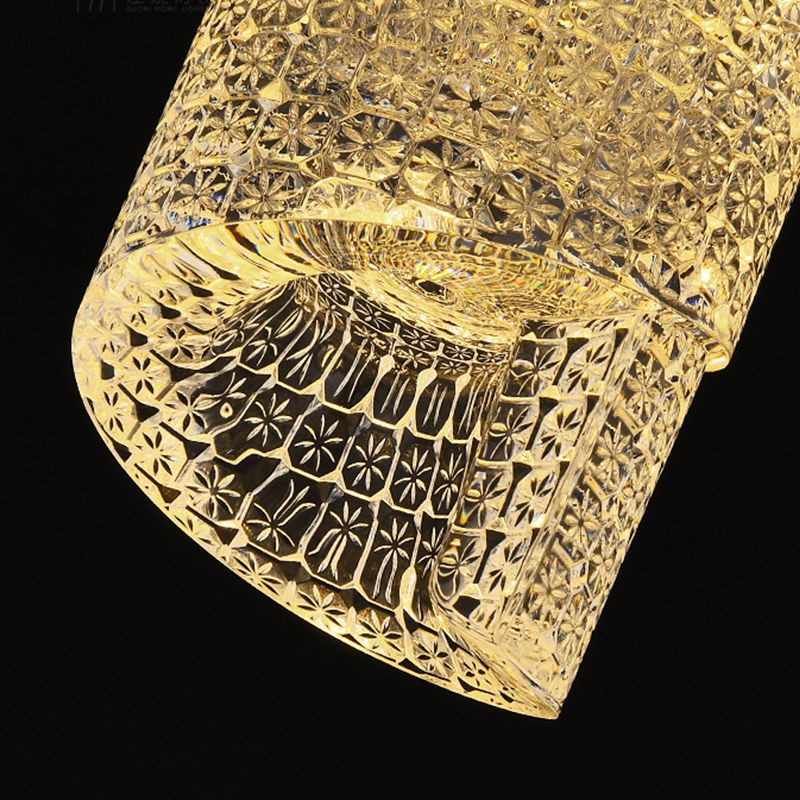 Geometrieform hängende Lichter moderner Metallhängeleuchten in Gold