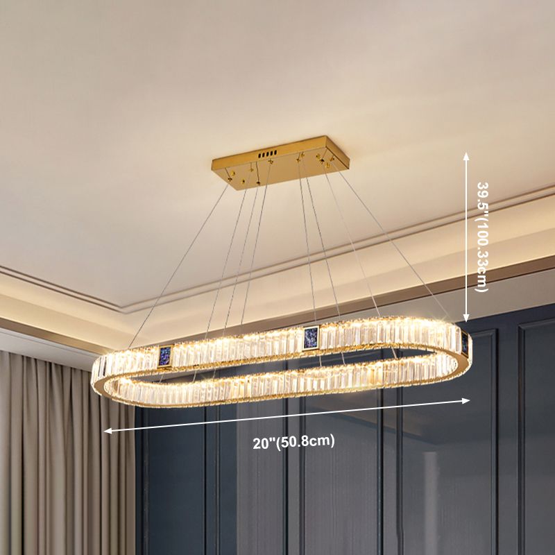 Crystal Hanging Pendant Lights Contemporary Hanging Lamps for Dining Room