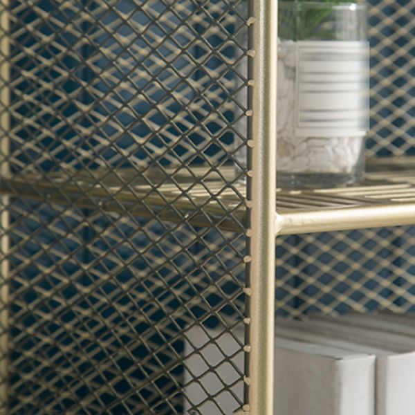 Scandinavian Style Standard Bookcase Metal Closed Back Book Shelf