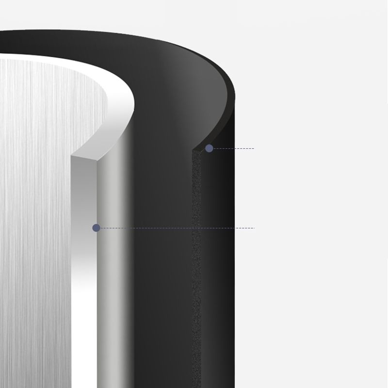 Glam Shelf Bookcase Closed Back Metal Book Shelf for Home Office