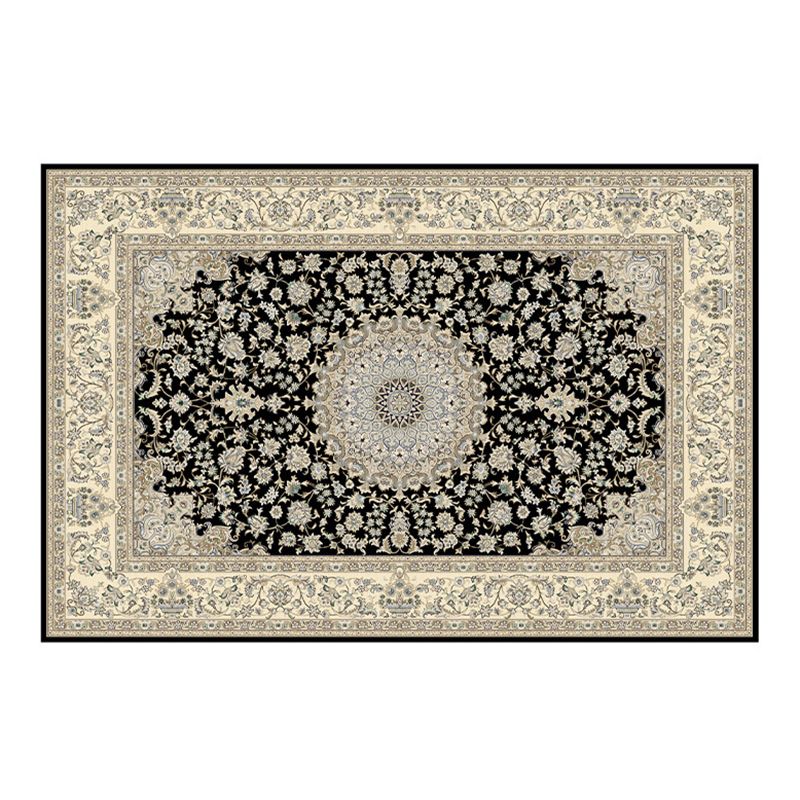 Veelkleurig vloerkleed Polyester bloemen bedrukt tapijt Vlekbestendig tapijt voor woondecoratie