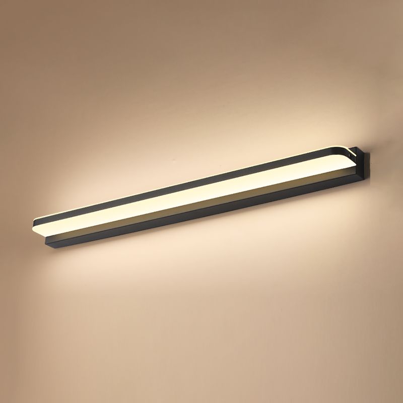 Minimalism Vanity Lighting Linear Metal Wall Light Fixture for Bathroom