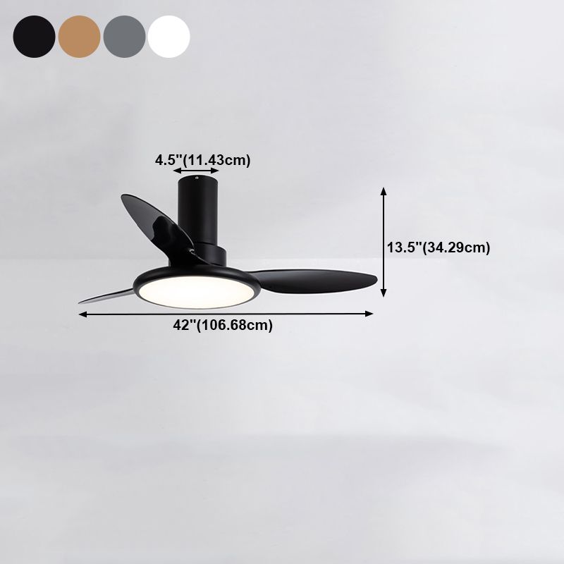 Ceiling Fan Lamp Simplicity Style LED Ceiling Mounted Light for Living Room