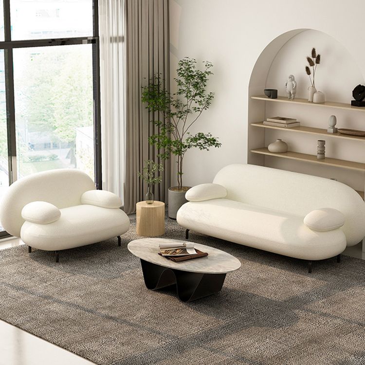 Glam Abstracts Cocktail Table Oval Coffee Cocktail Table for Home