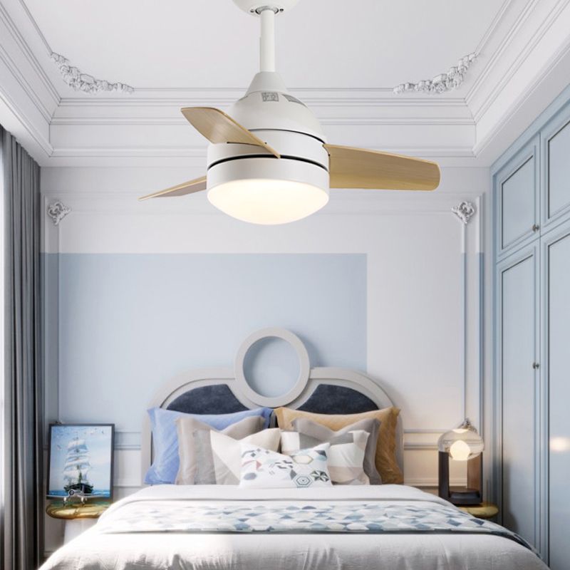 Geometrie plafondventilator licht Kinderstijl metalen metalen Led LED -licht Licht voor een slaapkamer voor slaapkamer