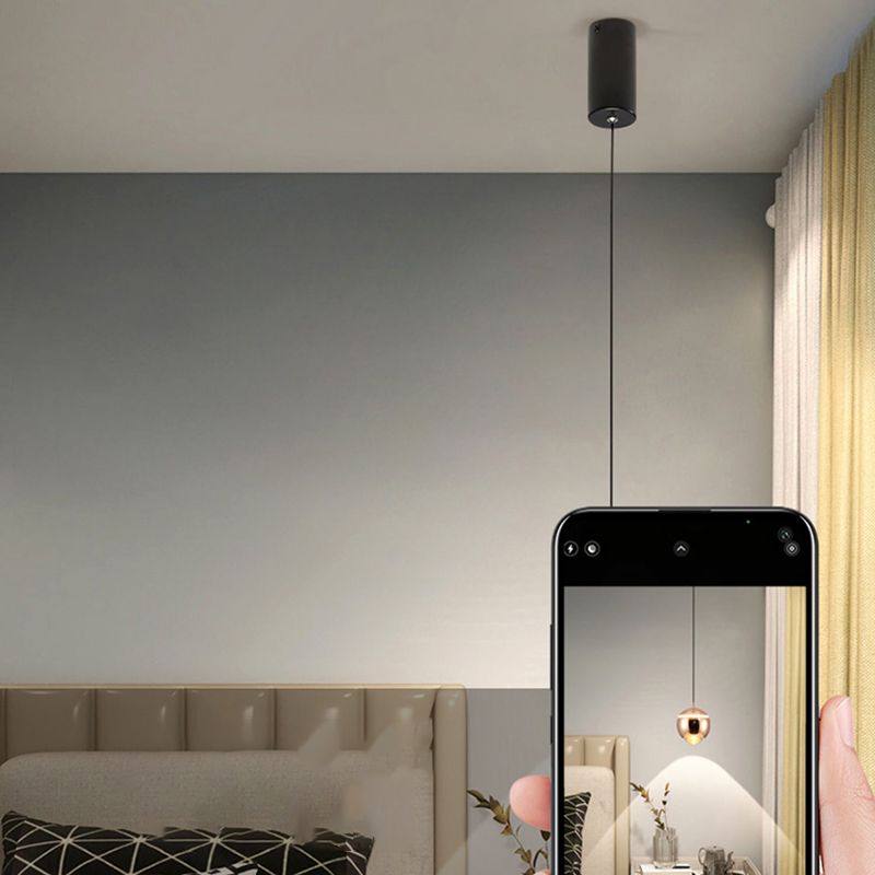 Postmoderne Aluminium -Anhänger Light Globe LED Hanging Anhänger für Schlafzimmer