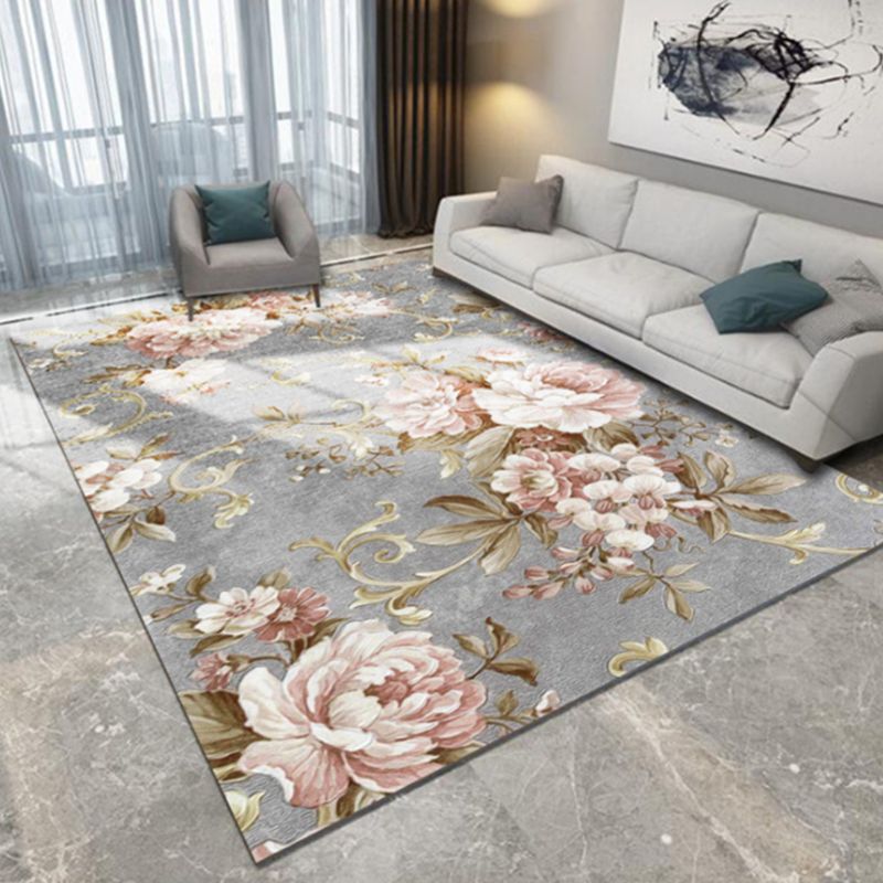 Simplicity Modern Indoor Rug Individuality Pattern Area Carpet Rectangle Friendly Washable Rug for Home Decoration