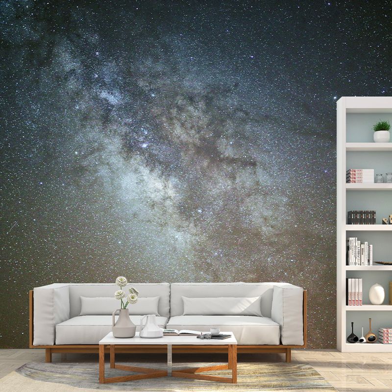 Astronomy Stars Wall Mural Decal Modern Dreamy Universe Wall Decor in Dark Color