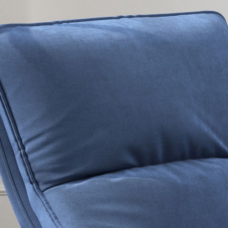 Contemporary Upholstered Rocker Chair Metal Frame Spindle Rocker Chair for Living Room