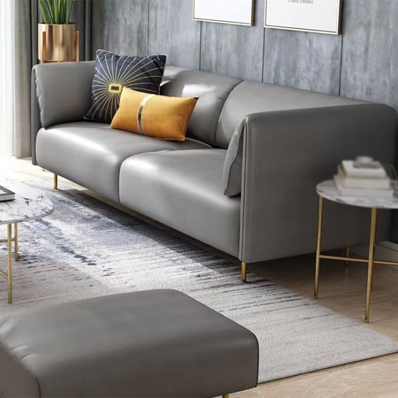Kissen-Top Arm-Sofa Modernismus Kunstleder 28,35-Zoll hohes Sofa