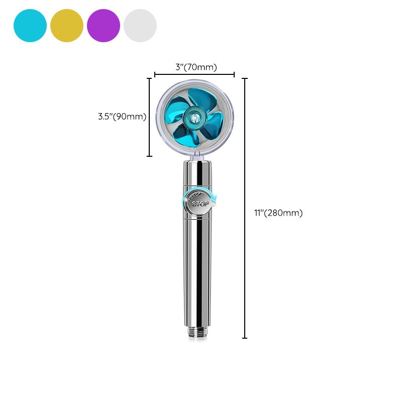 Handheld Shower Head Adjustable Water Flow Wall-Mount Hand Shower