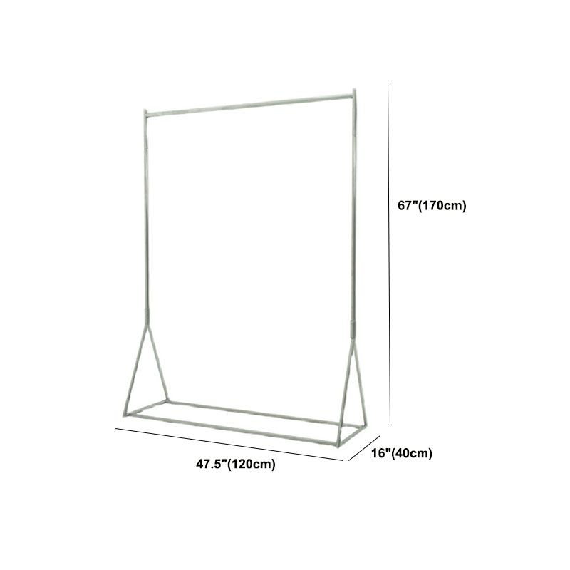 Industrial Style Coat Hanger Free Standing Stainless Steel Coat Rack