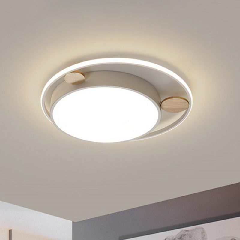 Acryl ronde LED-inbouw minimalistische inbouwplafondlamp voor kinderslaapkamer