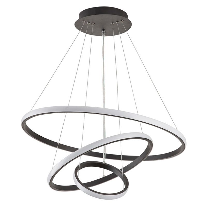 Semplicità ultra-moderna a led orbicolare lampada lampada a sospensione metallica luce a sospensione per ristorante