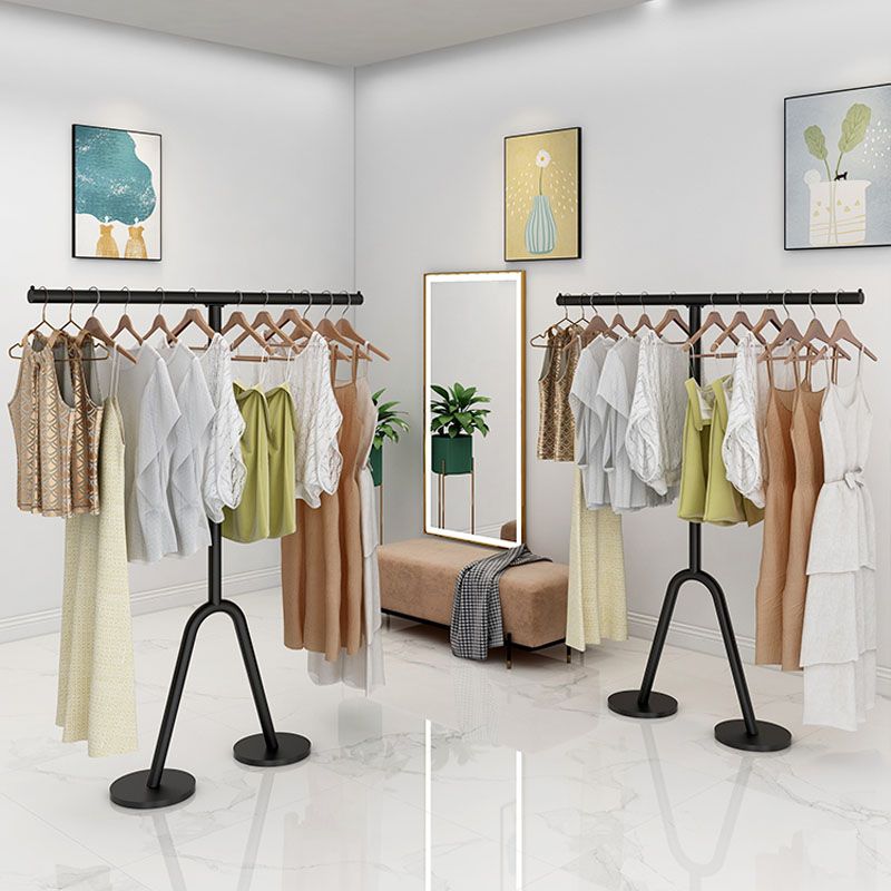 Glam Entryway Kit Metal Framed Hanging Rail Entry Hall Tree for Living Room