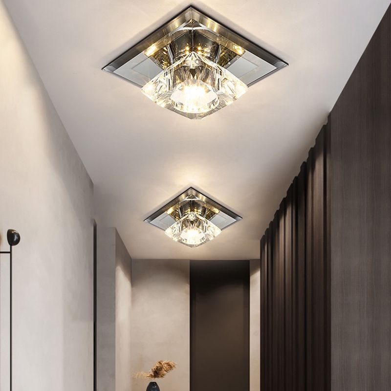 Geometric Flush Mount Light Close to Ceiling Lighting Fixture Modern Flush Mount Ceiling Light