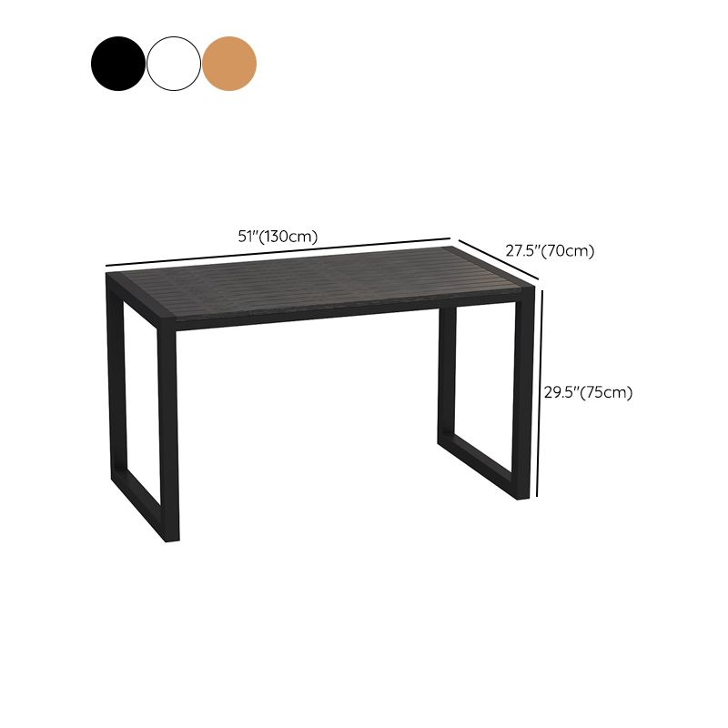 Modern Style 1/2/3 Pieces Rectangular Picnic Table Manufactured Wood Picnic Table Set