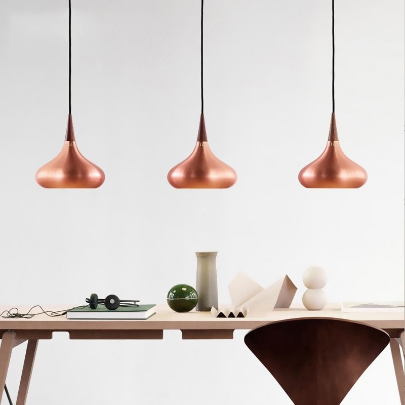 Geometric Shaped Modern Style Pendant Light Metal 1 Light Suspension Pendant