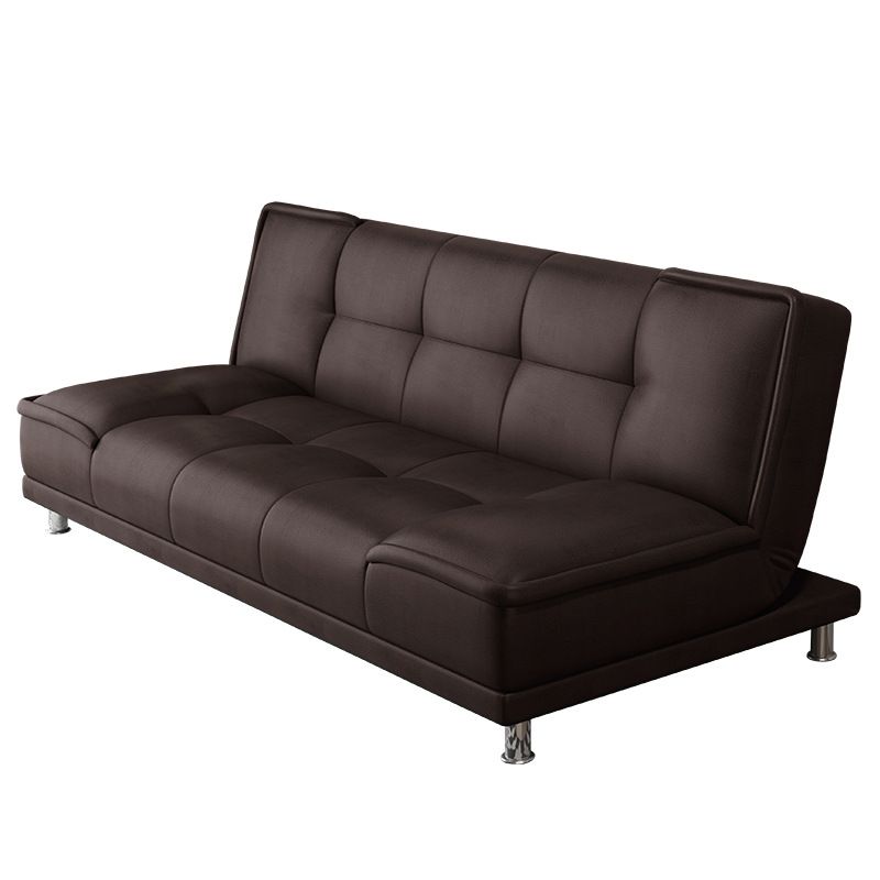 Pure Color Armless Sofa Square Seating for Living Room Bonus Room