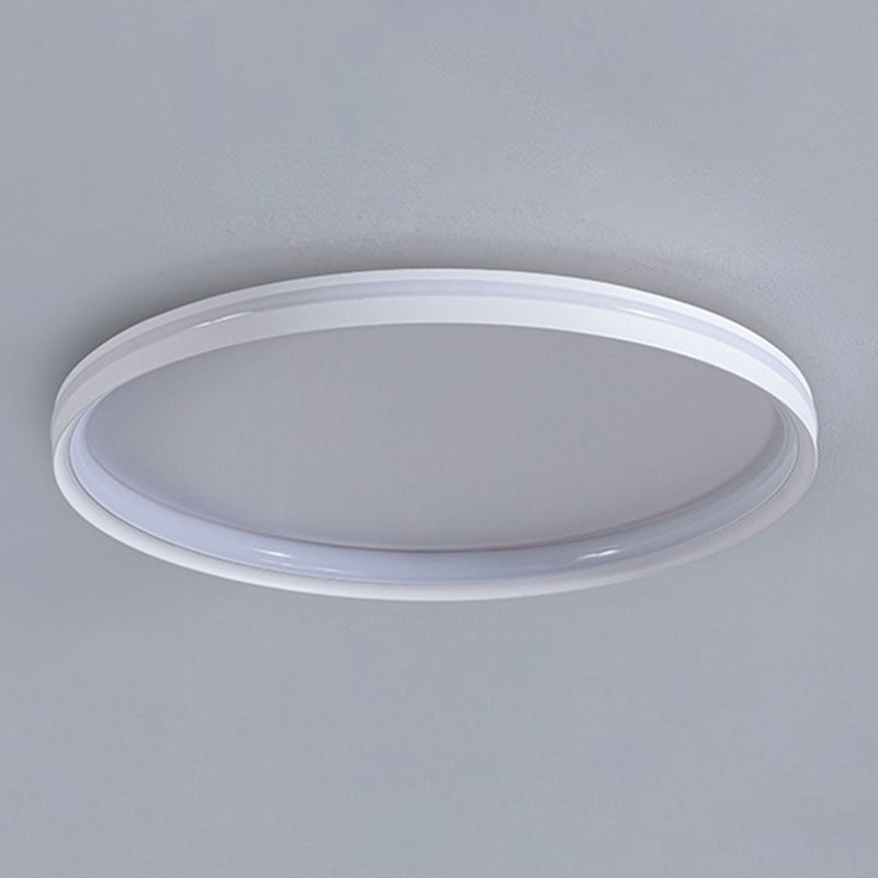 White Ceiling Light Contemporary LED Flush Mount Lighting for Home