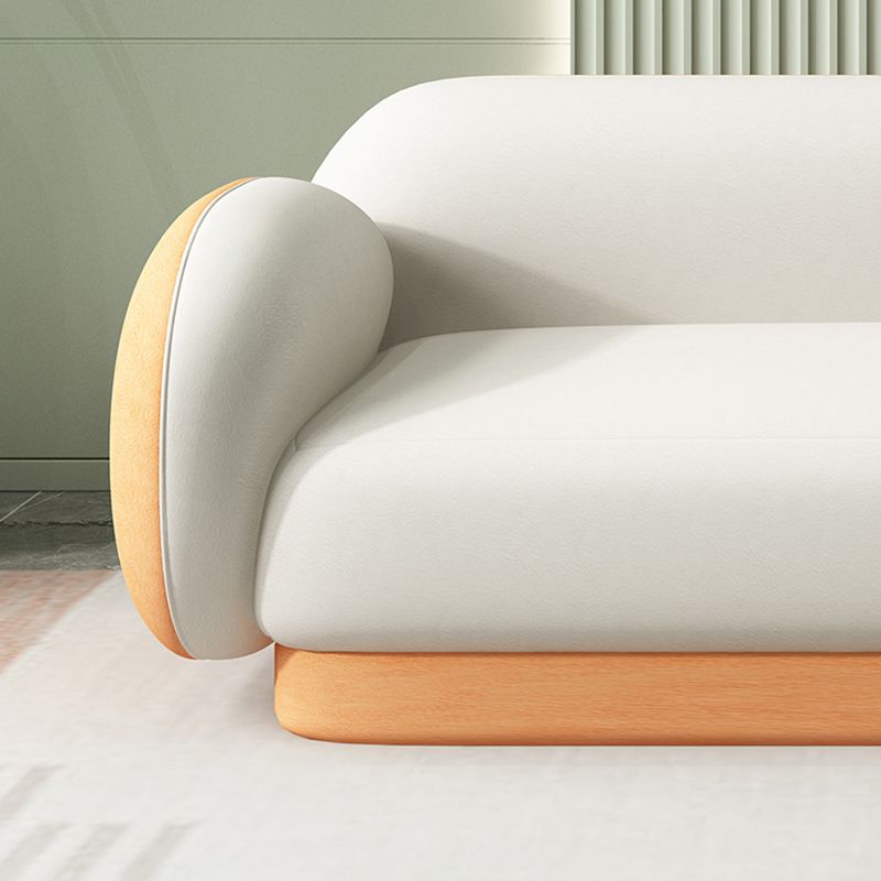 Modern Macaroon Sofa Pillow Top Arm Standard Tight Back Sofa for Apartment