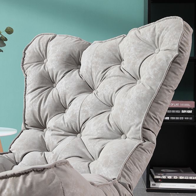 Contemporary Single Sofa Rocking Chair Lazy Rocking Chair for Living Room and Bedroom