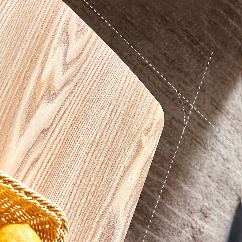 4 Legs 1 Coffee Table Modern Rectangular Solid Wood Coffee Table