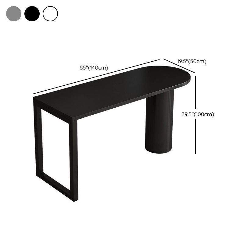 Industrial Double Pedestal Bar Table Free From Wood Bar Table for Living Room