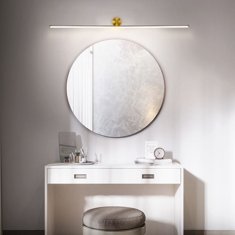 Moderne Spiegel vordere Beleuchtung LED -Wand montiertes Licht mit Silikonschatten