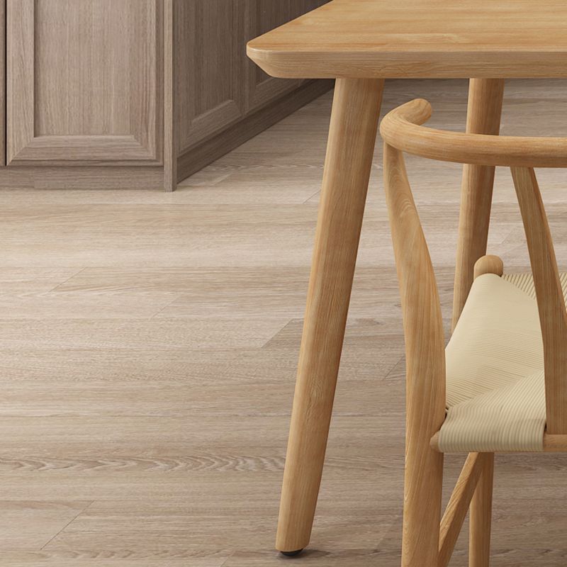 Simplicity Home Solid Wood Dining Table Rectangle Shape Dining Table with 4 Legs Base