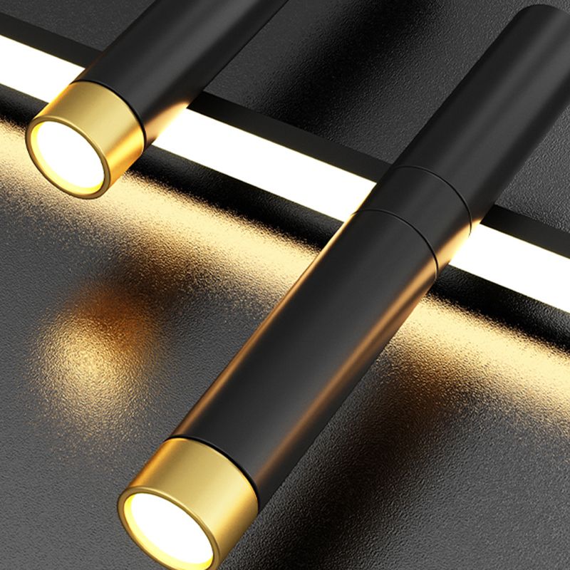 Luce a ciondolo dell'isola a led in ferro battuto nella moderna luce del soffitto acrilico in stile creativo per sala da pranzo