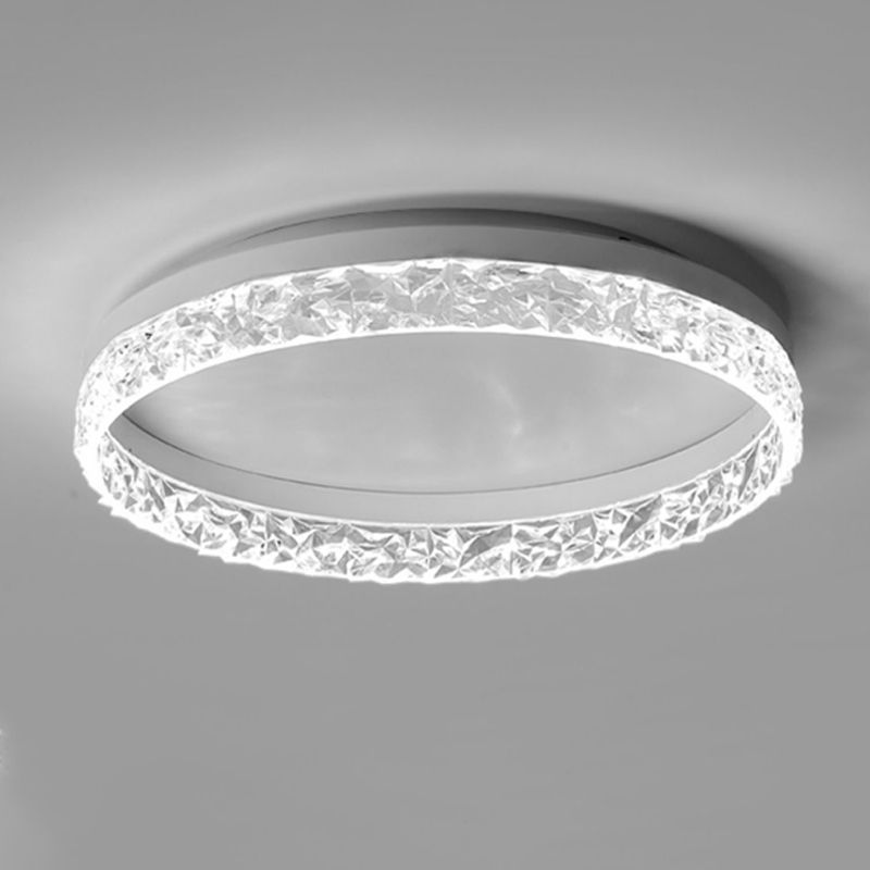 LED Ceiling Lamp Modern Simple Ceiling Mount Light with Acrylic Shade for Bedroom