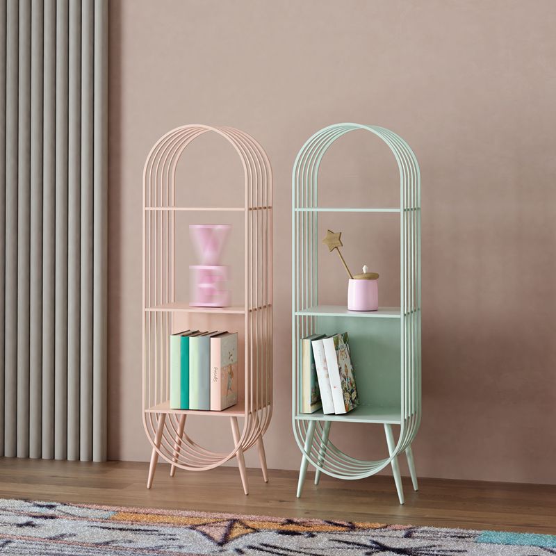 52"H Scandinavian 3-shelf Bookshelf Etagere Shelf Bookcase for Study Room
