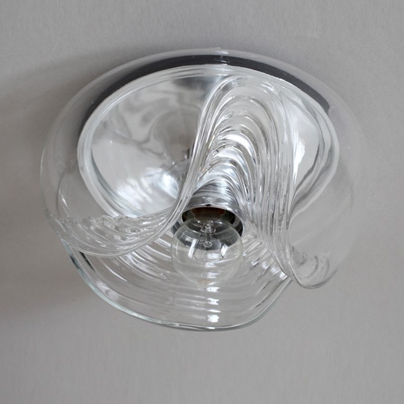 Contemporary Glass Shade Wall Lighting Ideas 1-Light Wall Sconce Lighting