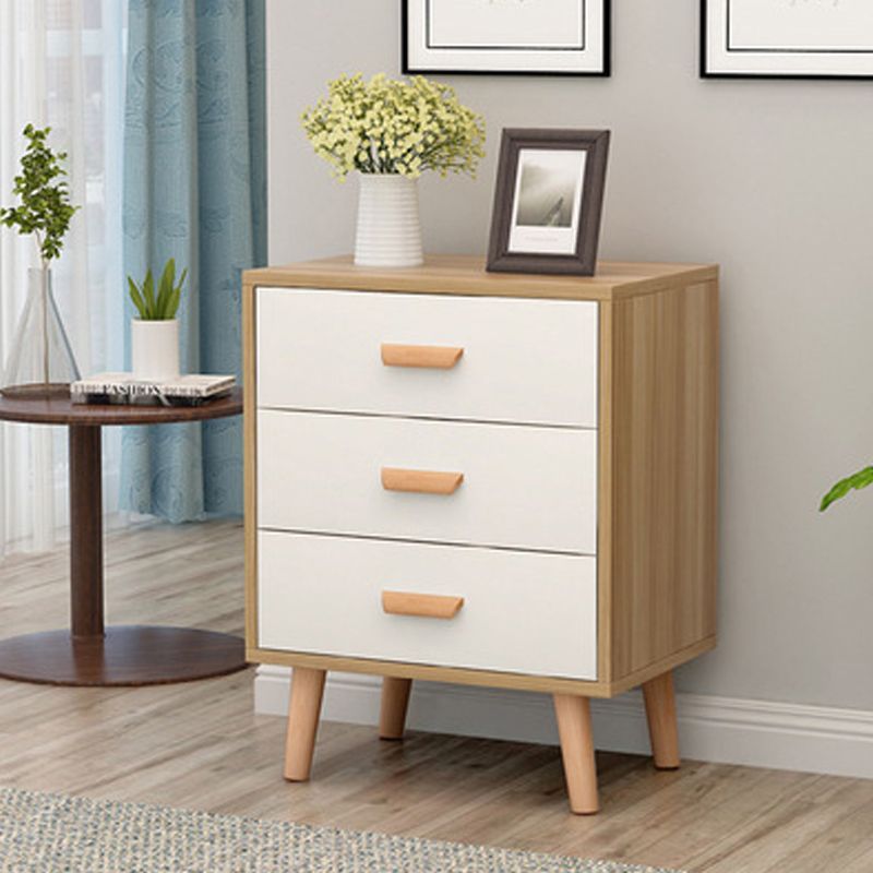 Wood Accent Chest with Straight Legs Rectangle 15.74" Wide Chest