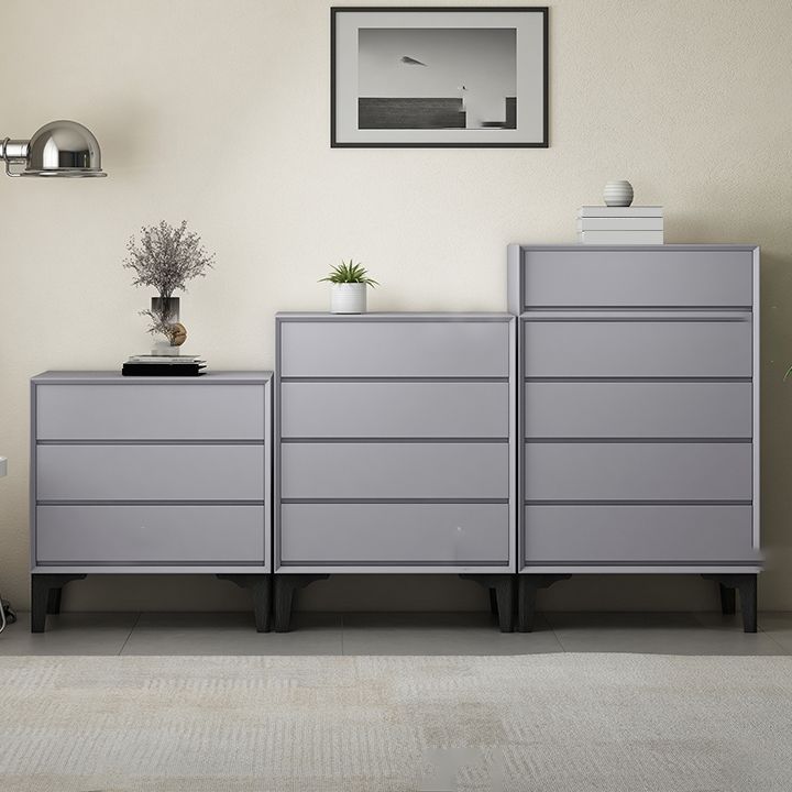 Contemporary Storage Chest Dresser Solid Wood Dresser with 3/4/5 Drawers