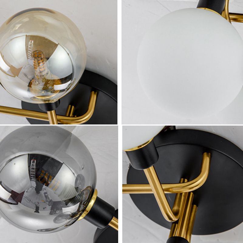 Luz de techo al ras del vidrio de forma redonda Lucina moderna de montaje de altura de luces múltiples