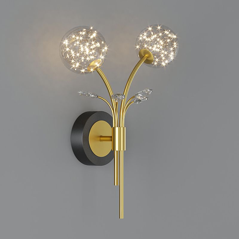 Modern Unique Shape Wall Mount Light Fixture 2 Light Wall Light Sconce