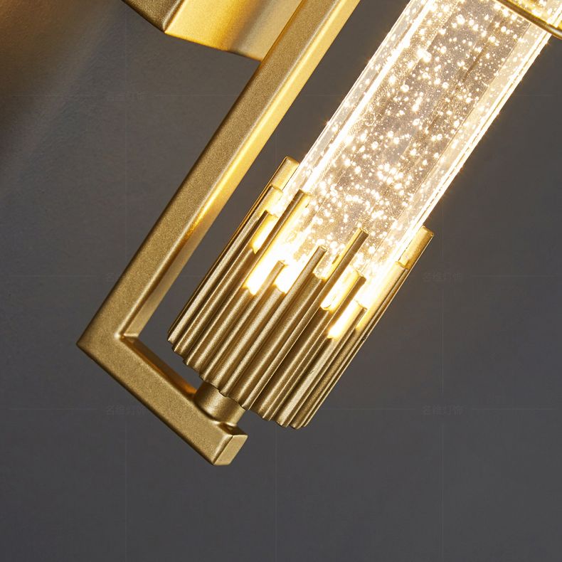 Leichter extravaganter Stil linearer Wandleuchten Kristall 1 Leichte Leuchten