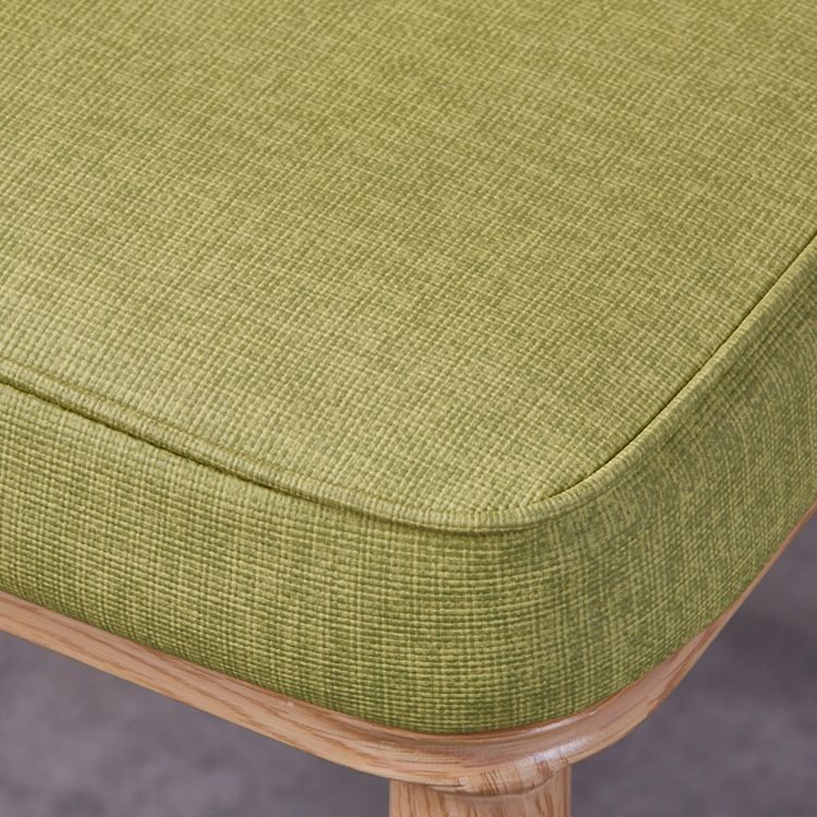 Chaise d'appoint de maison scandinave, chaise de salle à manger rembourrée en métal à dossier solide