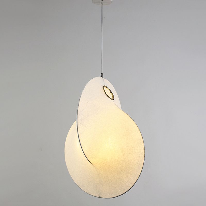 3-licht zijden hangend licht in moderne beknopte stijl roestvrijstalen geometrische hanglamp in het wit