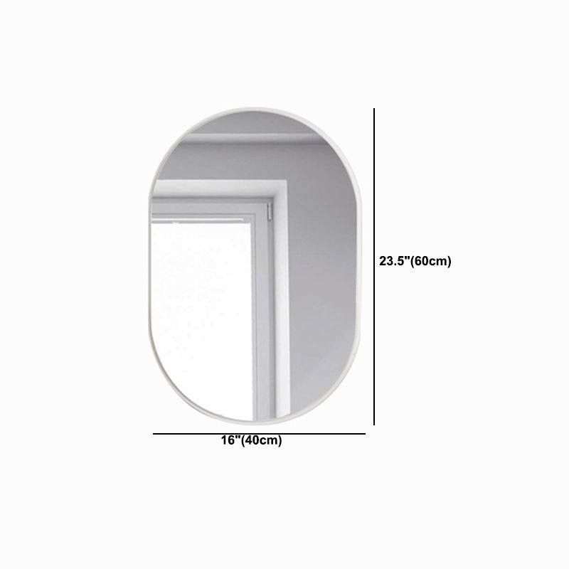 Contemporary Vanity 3 Storage Drawers Dresser with Mirror Stool in White