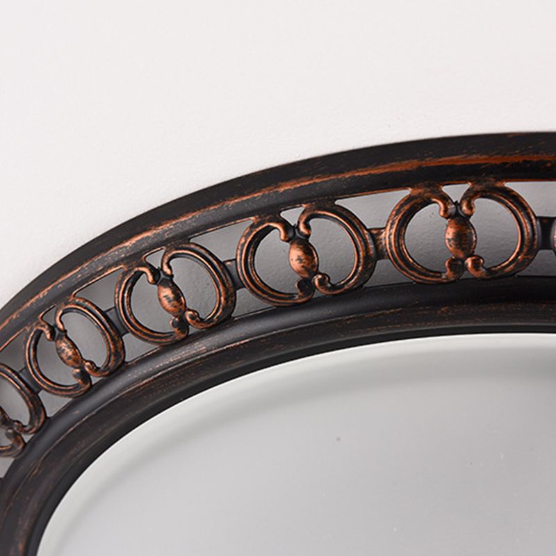 Modern Style Round Flush Mount Light Metal 2-Light Flush Ceiling Lights