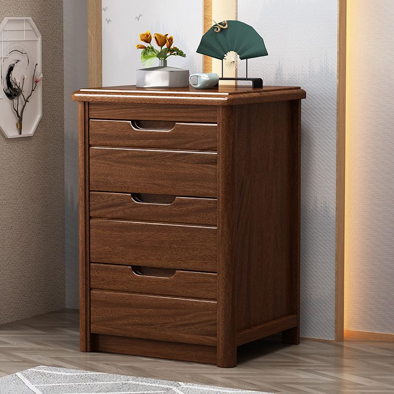 16" W Solid Wood Vertical Lingerie Chest Storage Chest Dresser with Drawers