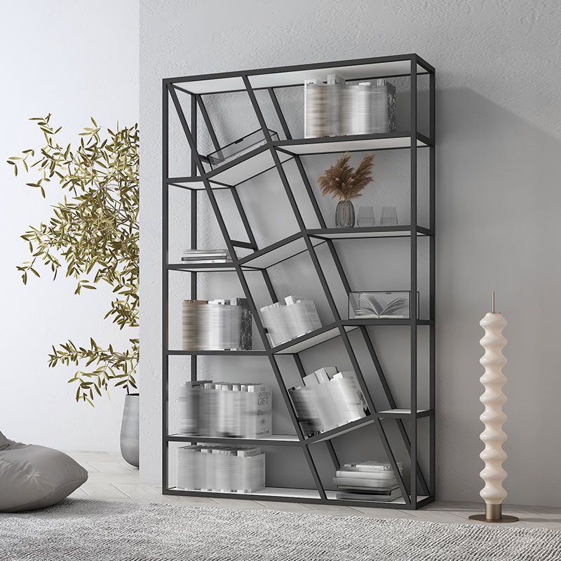 Libreria in stile moderno a 4 scaffali Etagere Shelf Bookcase per Home Office