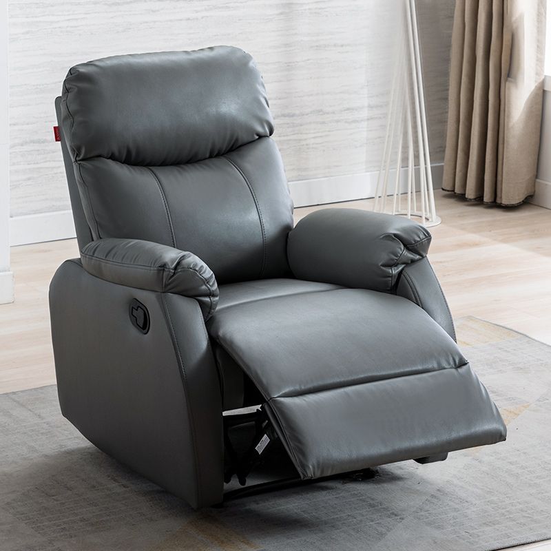 Contemporary Faux Leather Recliner 31.1" Wide Recliner Chair with USB Cord