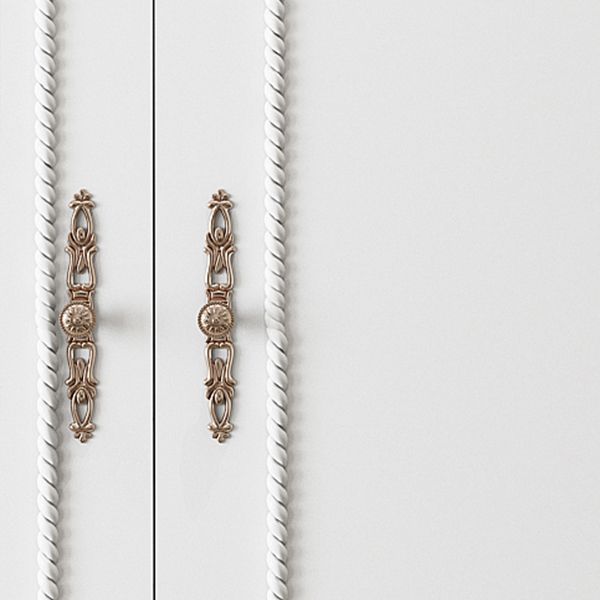 French Country Wardrobe Armoire Engineered Wood Wardrobe Cabinet