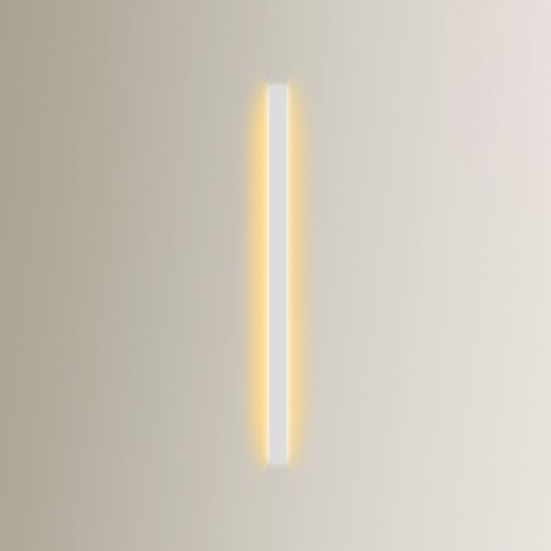 Éclair de mur de nuance linéaire en métal moderne à 1 lumière luminaire mural lumineux